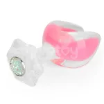 Gemoria Plug Anal Silicona Doble Punta Brilla en la Oscuridad