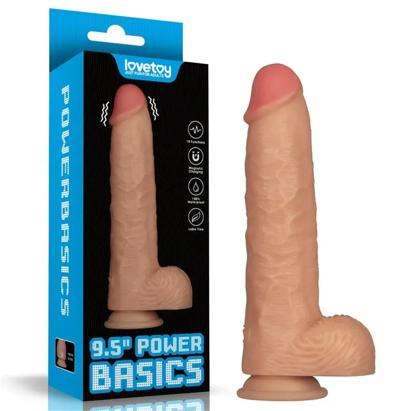 Power Basics Dildo con Vibración 9.5 – Dildos