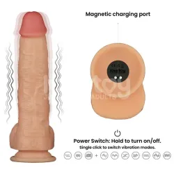 Power Basics Dildo con Vibración 9.5