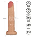 Power Basics Dildo con Vibración 10