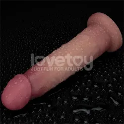 Sliding PRO II Dildo Piel Deslizante-Retractil Dual-layer 9