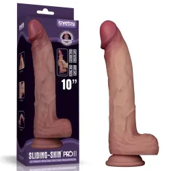 Sliding PRO II Dildo Piel Deslizante-Retractil Dual-layer 10