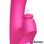 Enles Vibrador con Beating Ball, Thrusting y Función de Calor