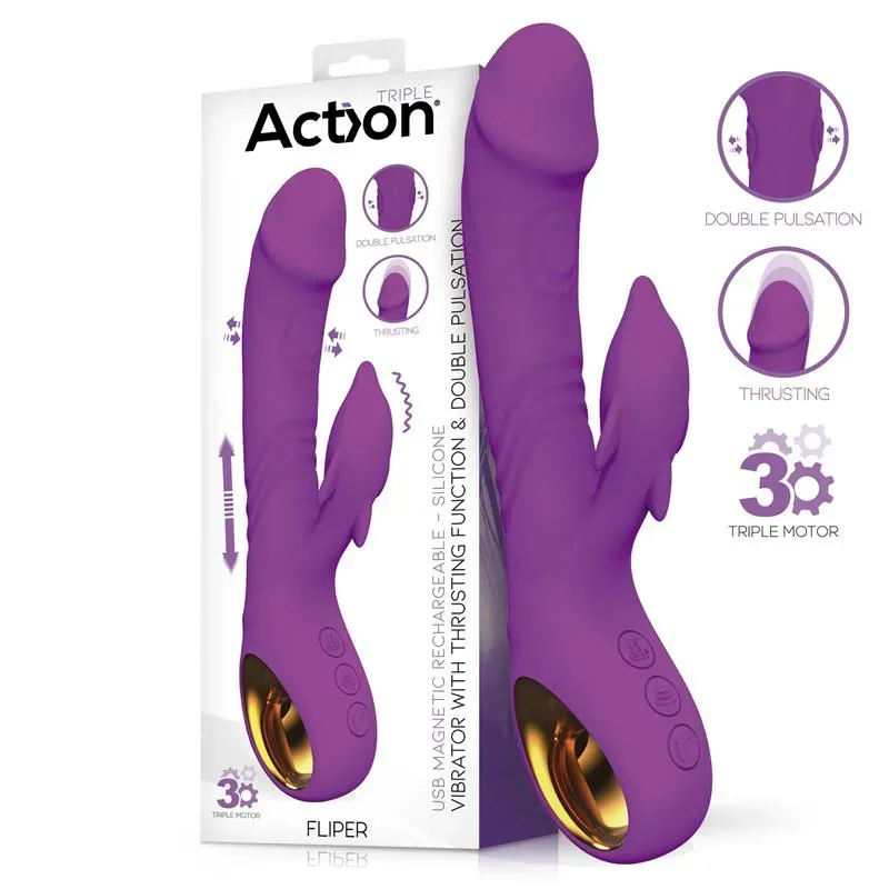 Fliper Vibrador con Thrusting y Doble Pulsación 3 Motores – Vibradores
