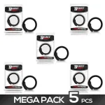 Pack de 5 Anillo Pene Ajustable Silicona Sólida 15-21 cm
