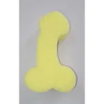 Esponja Forma Pene Amarillo