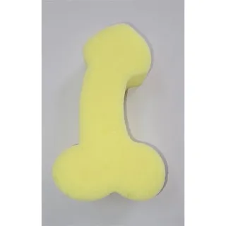Esponja Forma Pene Amarillo