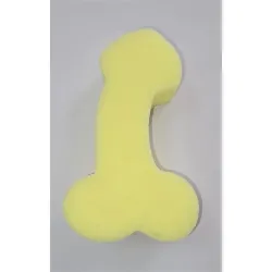 Esponja Forma Pene Amarillo