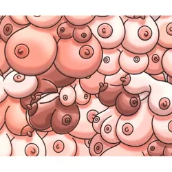 Alfombrilla para Raton Pechos  22 x 18 cm