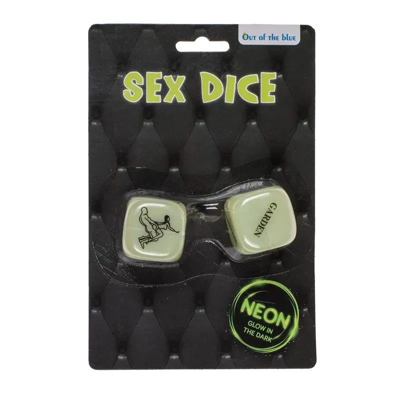 Dados Kamasutra Brillan en la Oscuridad Set de 2 – Dados