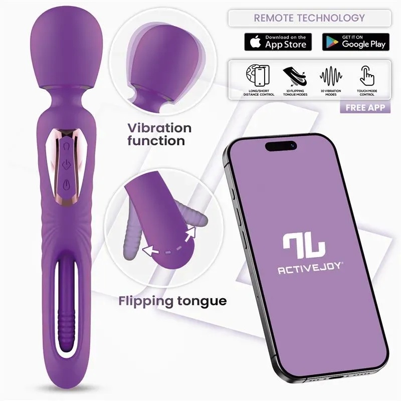 Salma Masajeador con Flipping Tongue y Vibración con App – Masajeadores