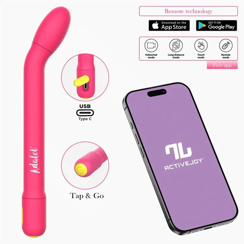 Gently Estimulador Punto G con APP Rosa – Estimuladores