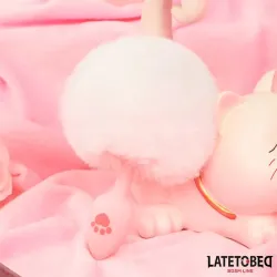 Plug de Silcona con Pompón Rosa