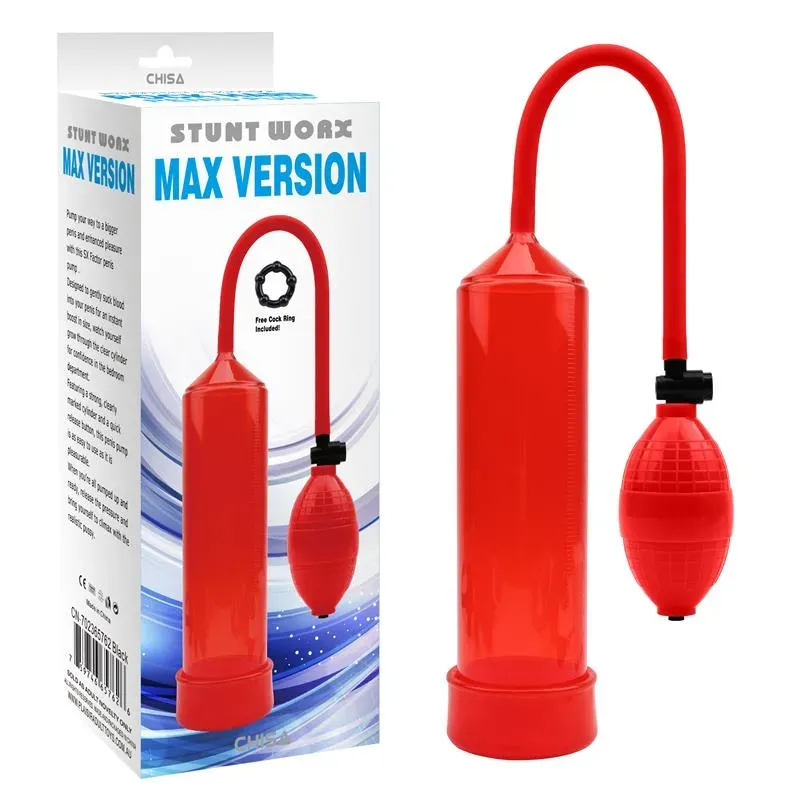 Bomba de Succion para el Pene MAX Version Rojo – Desarrolladores