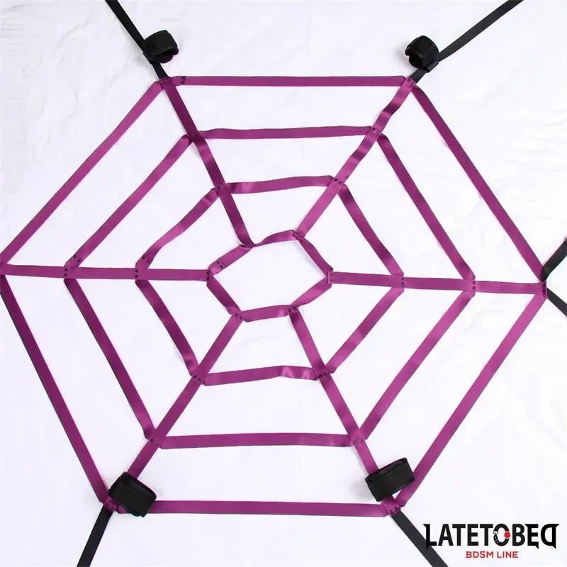 Set de Ataduras para la Cama en Tela de Araña – BDSM/Ataduras
