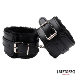 Esposas para Tobillos con Pelo Negro