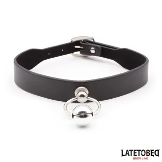 Collar con Cascabel y Correa