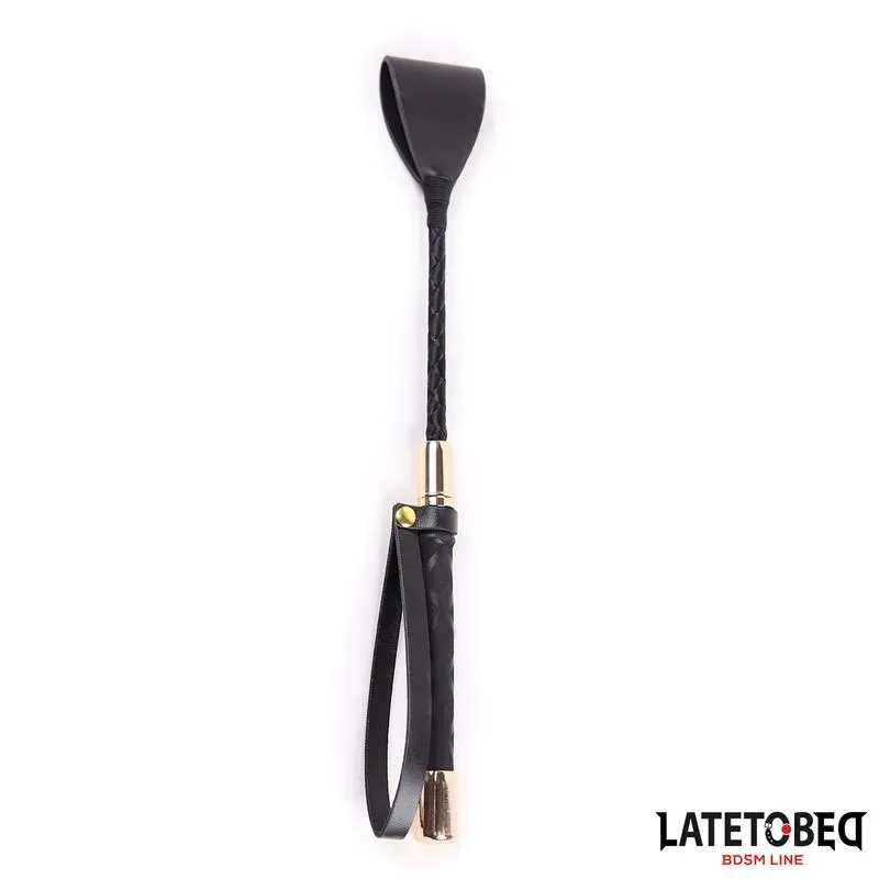 Fusta de Metal Dorado 30 cm – Spanking