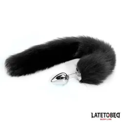Plug Anal con Cola Negro 40 cm