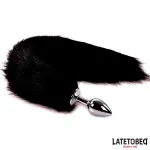 Plug Anal con Cola Negro 40 cm