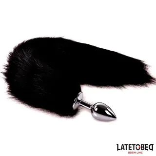 Plug Anal con Cola Negro 40 cm