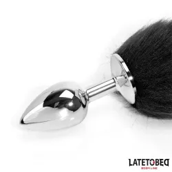 Plug Anal con Cola Negro 40 cm