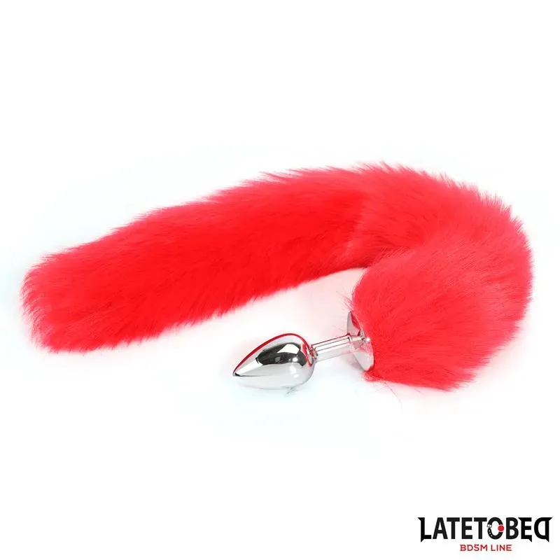 Plug Anal con Cola Rojo 40 cm – Anal