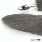 Plug Anal con Cola Gris 40 cm