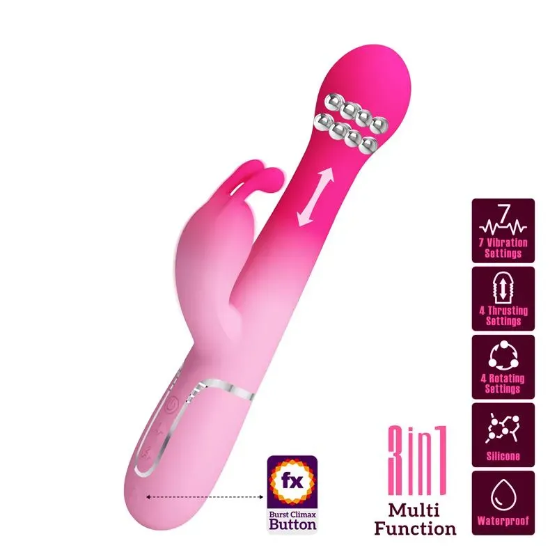 Dejon Vibrador con Thrusting y Bolas Rotatorias – Vibradores