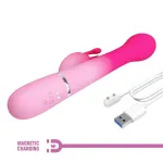 Dejon Vibrador con Thrusting y Bolas Rotatorias