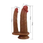 Hulbert Dildo Doble con Vibración