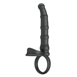 Tatum Plug Anal con Anillo para el Pene con Vibración