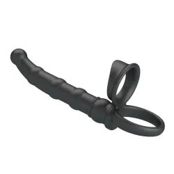 Tatum Plug Anal con Anillo para el Pene con Vibración
