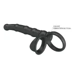 Tatum Plug Anal con Anillo para el Pene con Vibración