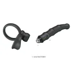 Tatum Plug Anal con Anillo para el Pene con Vibración