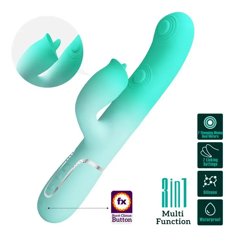 Gigi Vibrador con Thumping y Licking – Vibradores