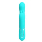 Cammy Vibrador con Bolas Rotadoras y Cadena Anal