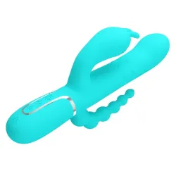 Cammy Vibrador con Bolas Rotadoras y Cadena Anal