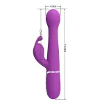 Dejon Vibrador con Thrusting y Rotación Twinkled