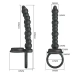 Dillion Cadena Anal con Anillo para el Pene