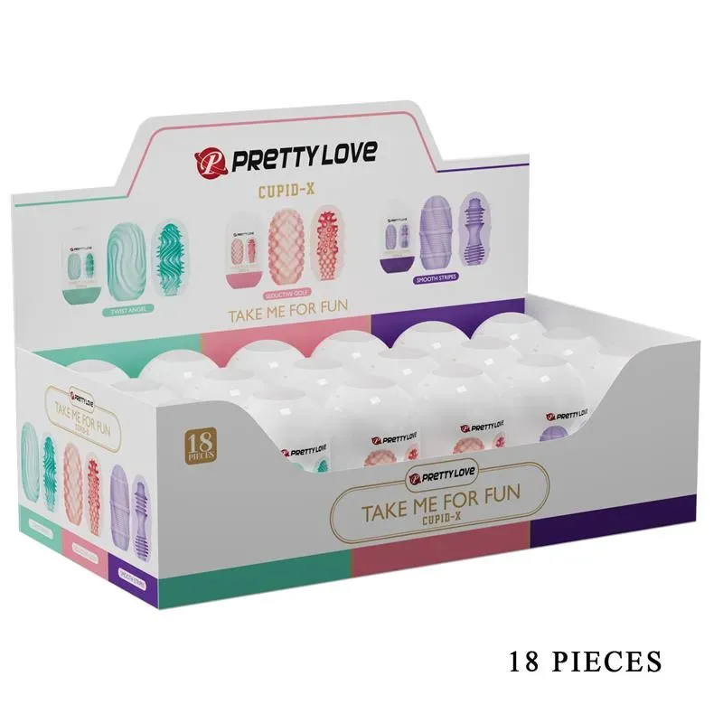 Cupid-X Display 18 Masturbadores – Kits