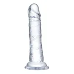 Dildo Realista Material Cristalino 19 cm