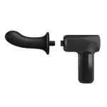 Dj Doctor Pistola de Masaje Dildo Función Empuje Negro