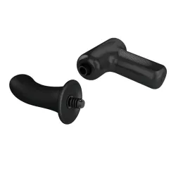 Dj Doctor Pistola de Masaje Dildo Función Empuje Negro