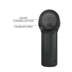 Dj Doctor Pistola de Masaje Dildo Función Empuje Negro