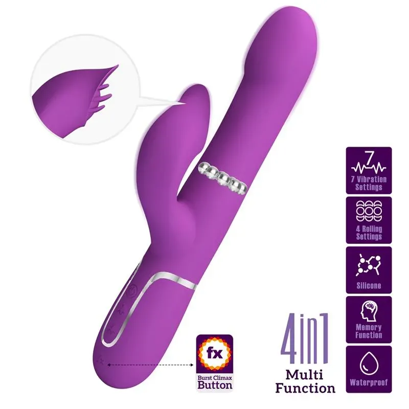 Zalin Vibrador con Bolas Rotatorias y Lengua – Vibradores