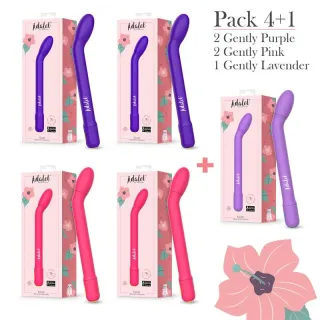 Pack 4 + 1 Gently Estimulador Punto G con APP