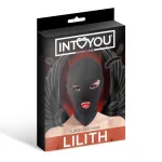 Lilith Máscara de Incógnito Abertura en la Boca y Ojos Color Negro
