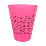 Vaso Plástico Diseño Penes Fuscia 500ml