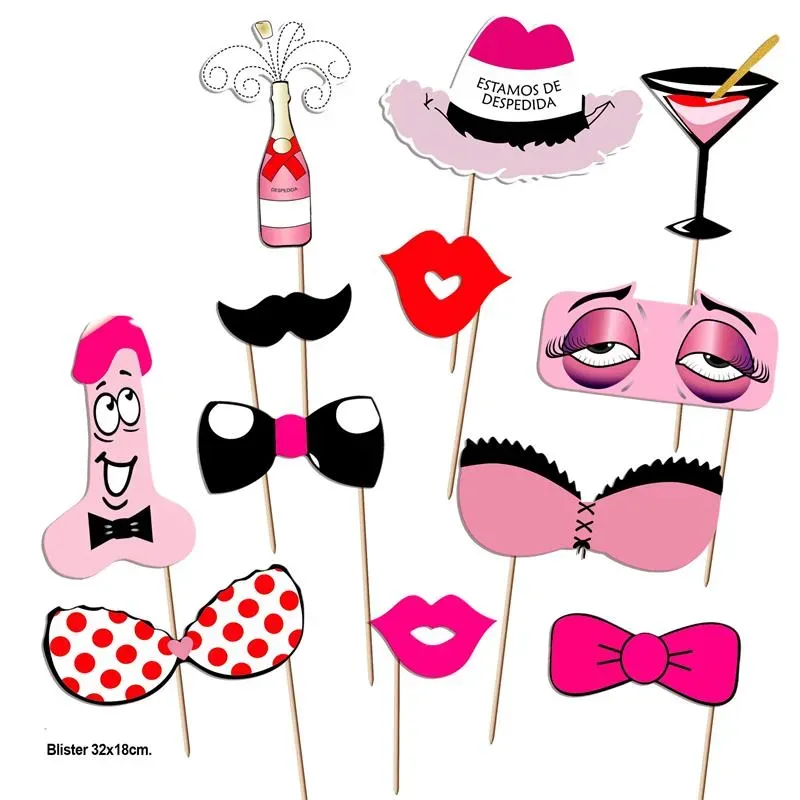 Set Photocall 12 und Fiestas 1 – Complementos/Artículos Divertidos